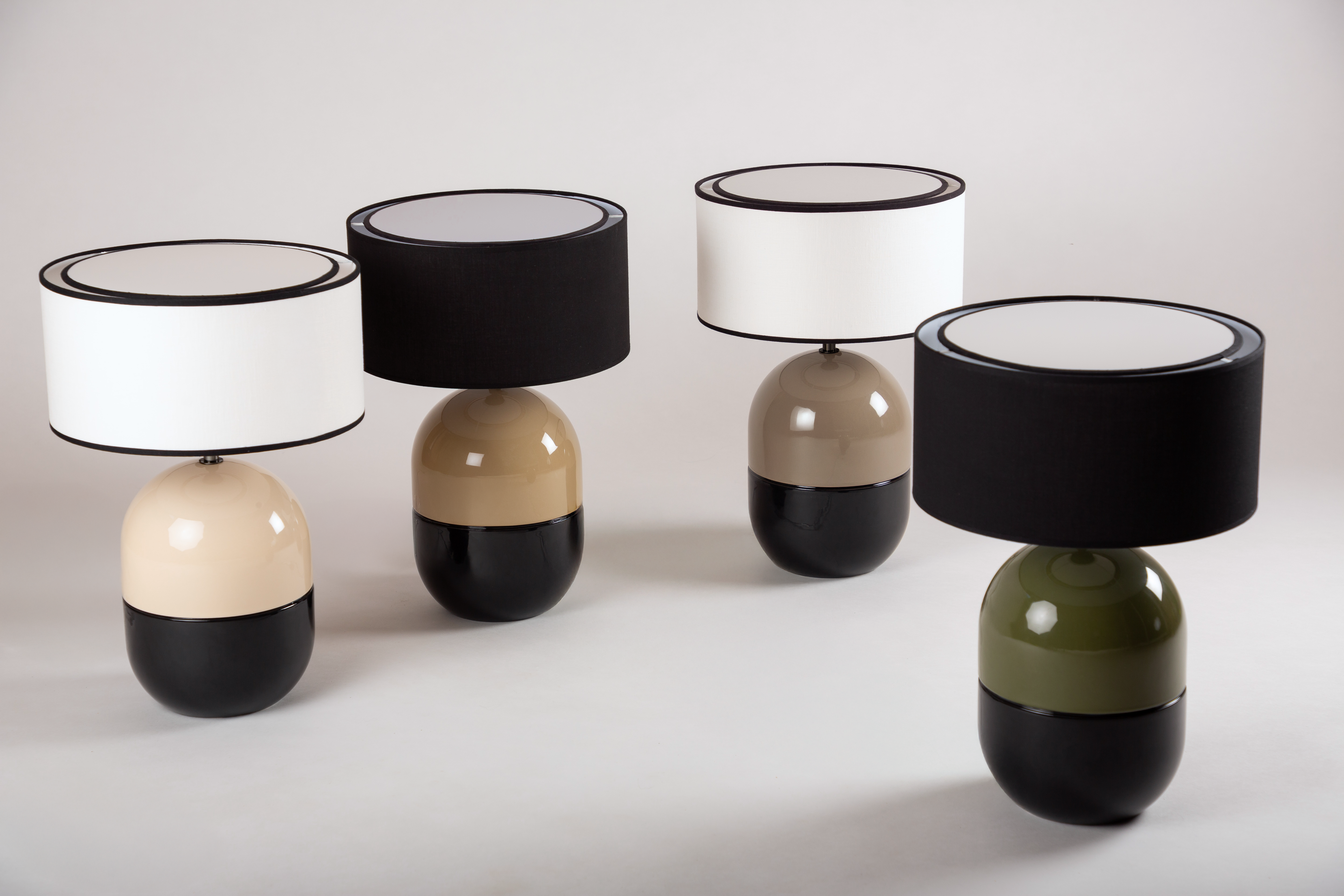 LAMPE JUNE SABLE - Céramique - Abat-Jour Juno Ivoire