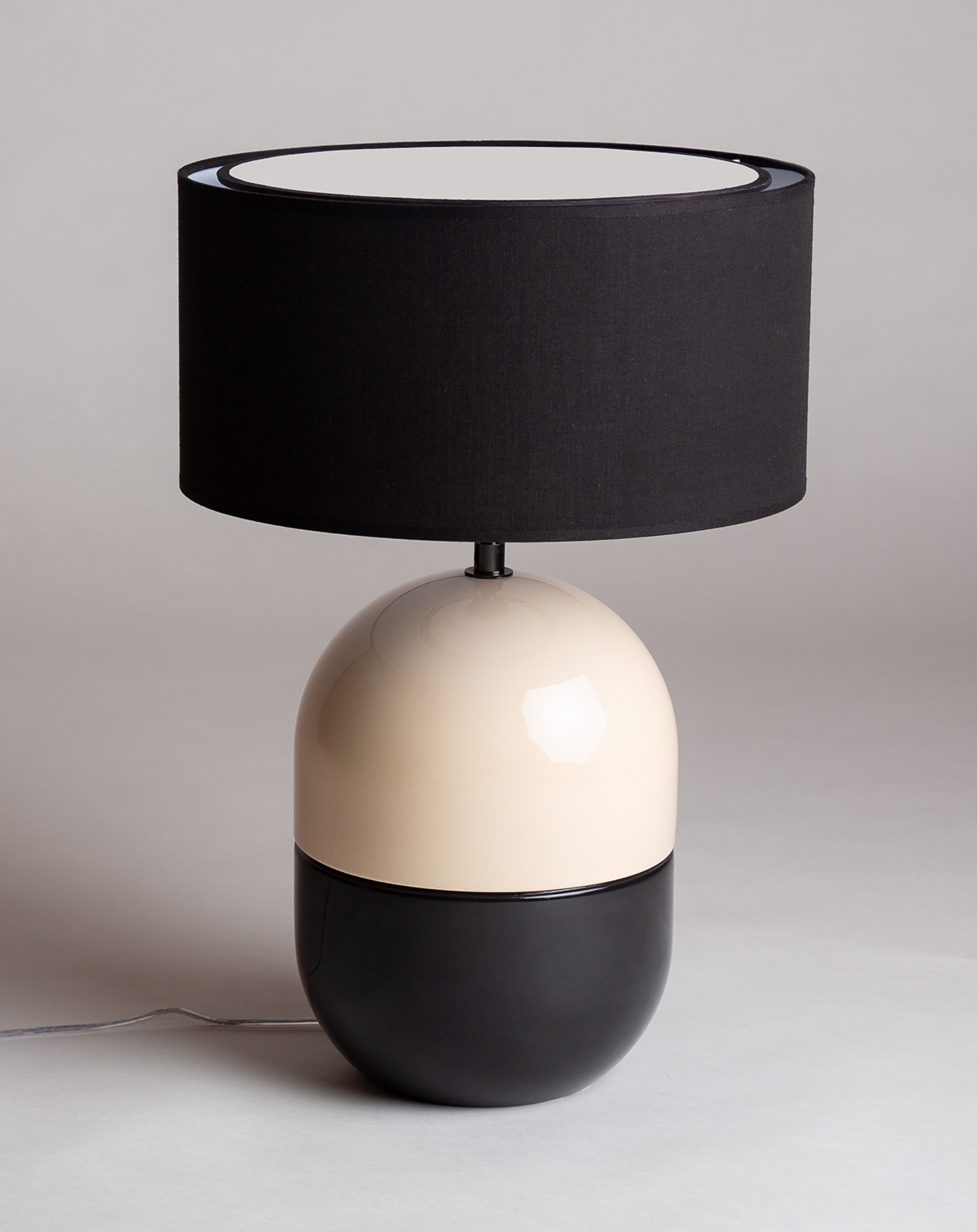 LAMPE JUNE DUNE - Céramique - Abat-Jour Juno Noir