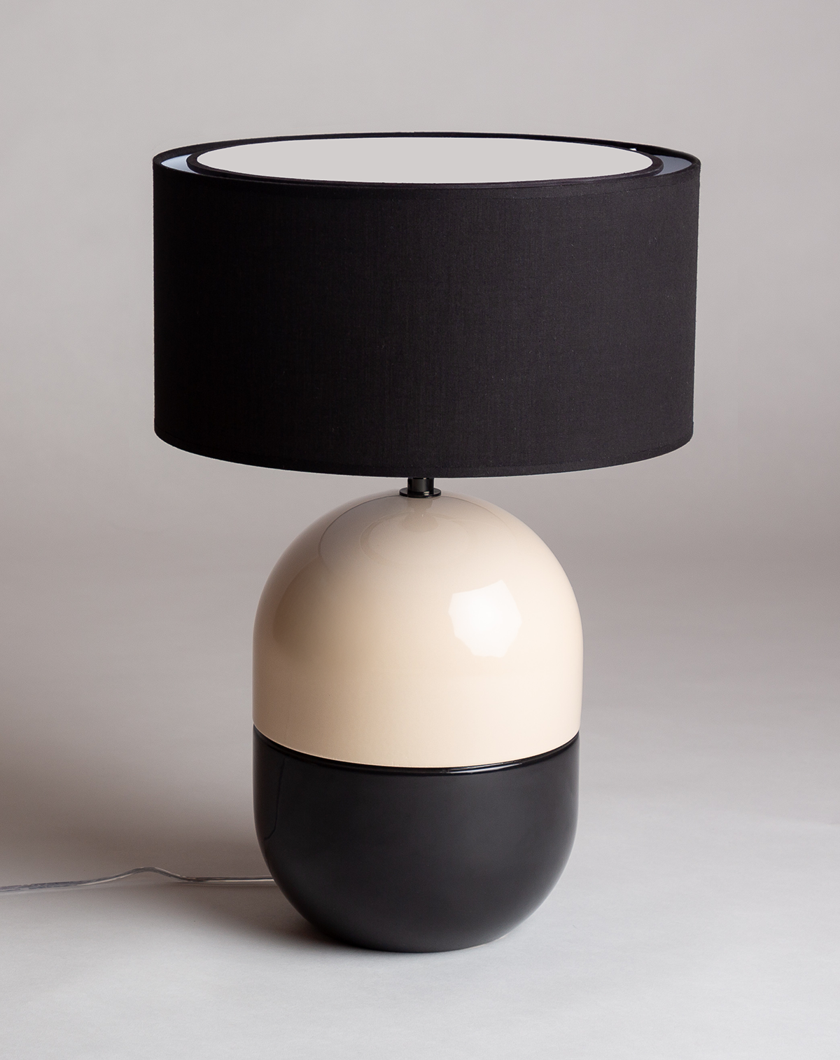 LAMPE JUNE DUNE - Céramique - Abat-Jour Juno Noir