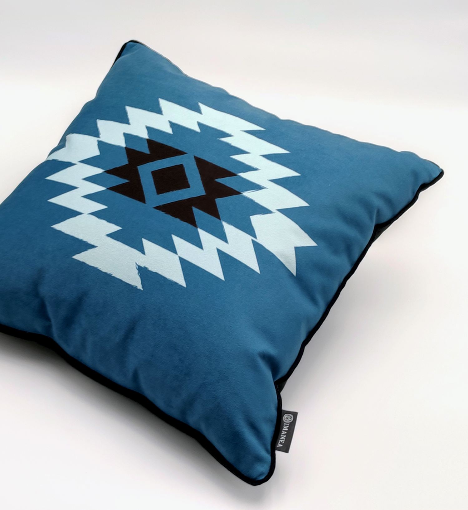 COUSSIN NEVADA - BLUE - Velours Carré