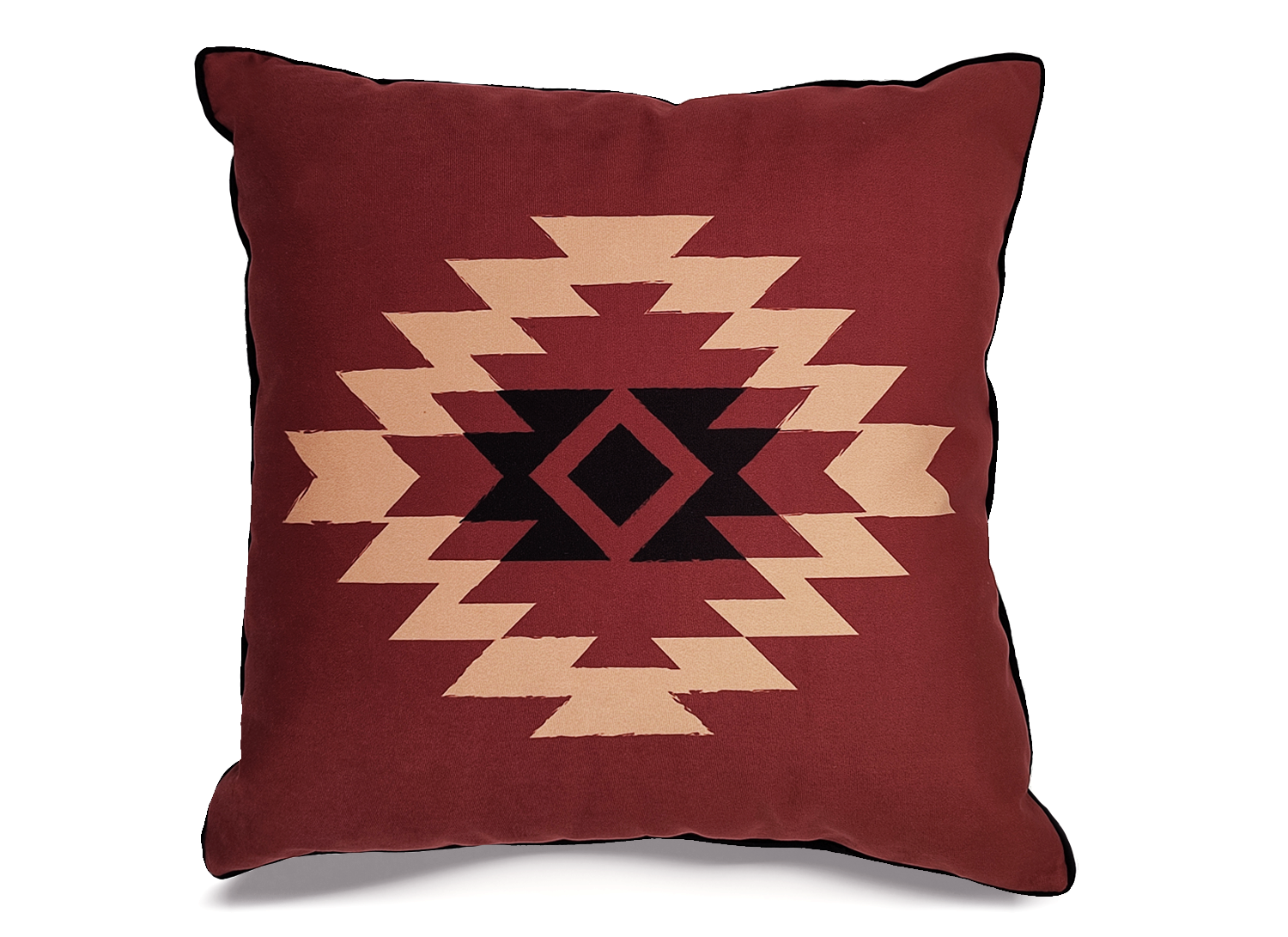 COUSSIN NEVADA - GRENAT - Velours Carré