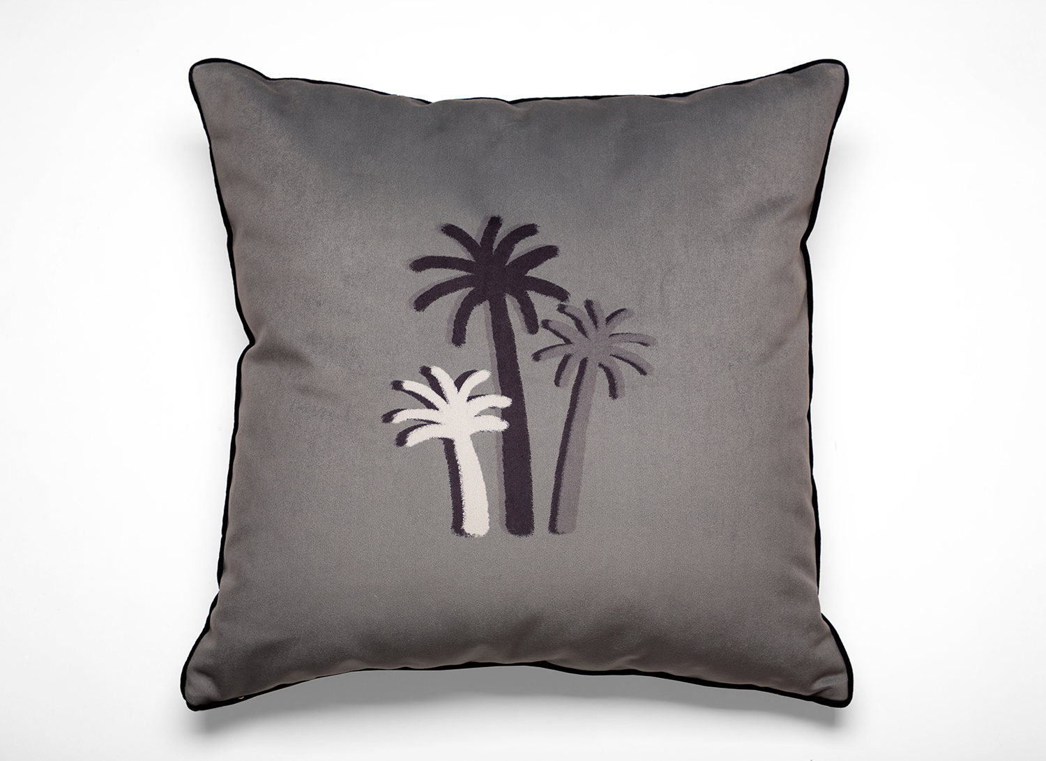 COUSSIN PALMIERS CRAIE - VERT DE GRIS Velours - Rectangulaire
