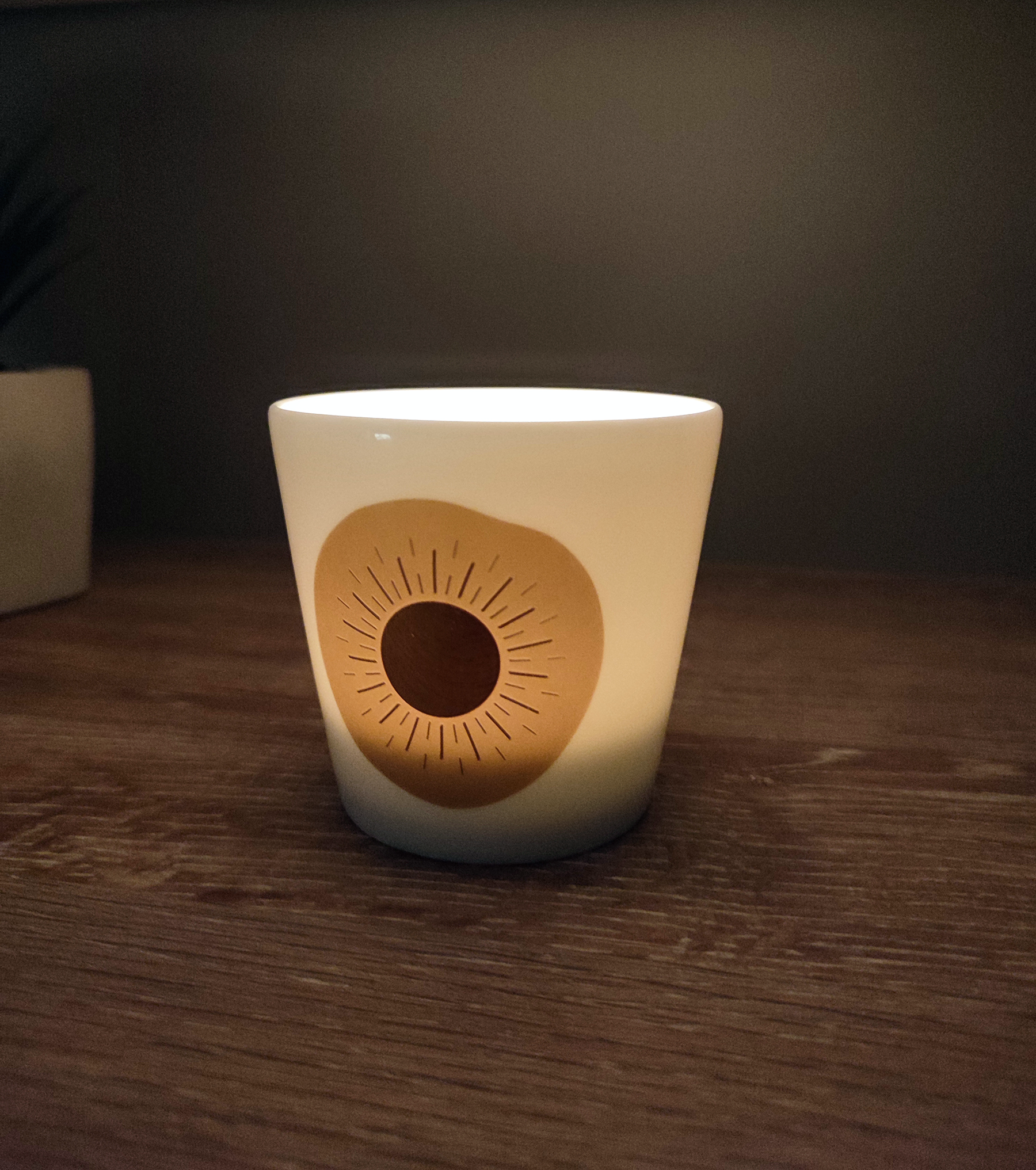 TASSE SOLIS SAHARA - Porcelaine de Limoges et Or jaune - 20cl