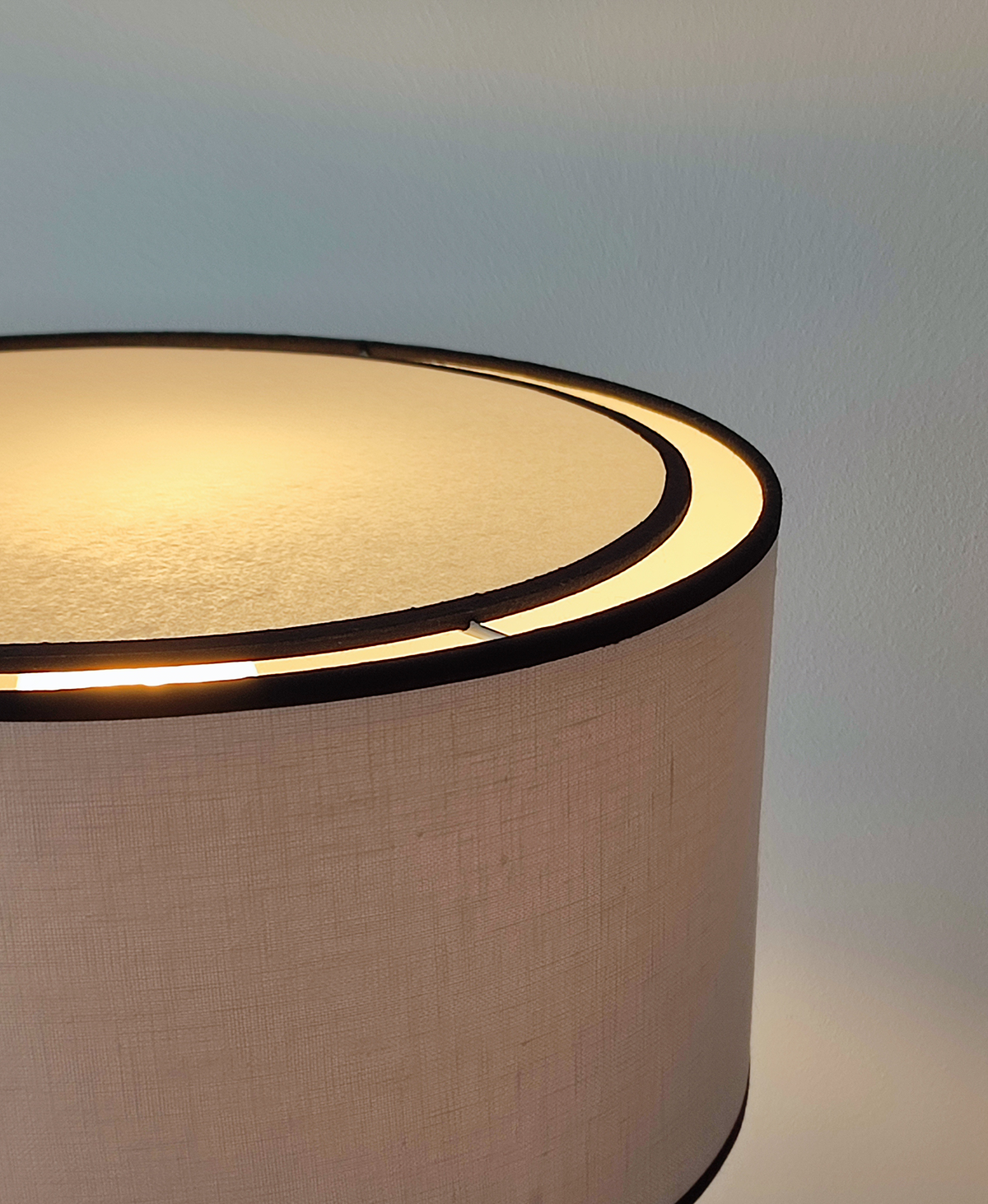 JUNE SAND LAMP - Ceramic - Juno Ivory Lampshade