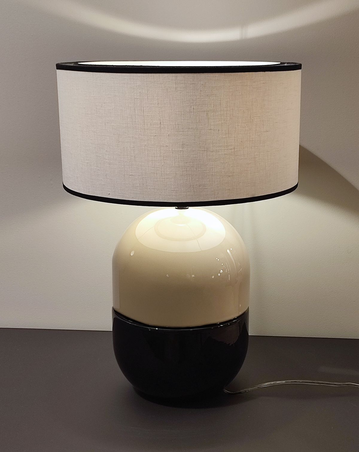 JUNE DUNE LAMP - Ceramic - Juno Ivory Lampshade