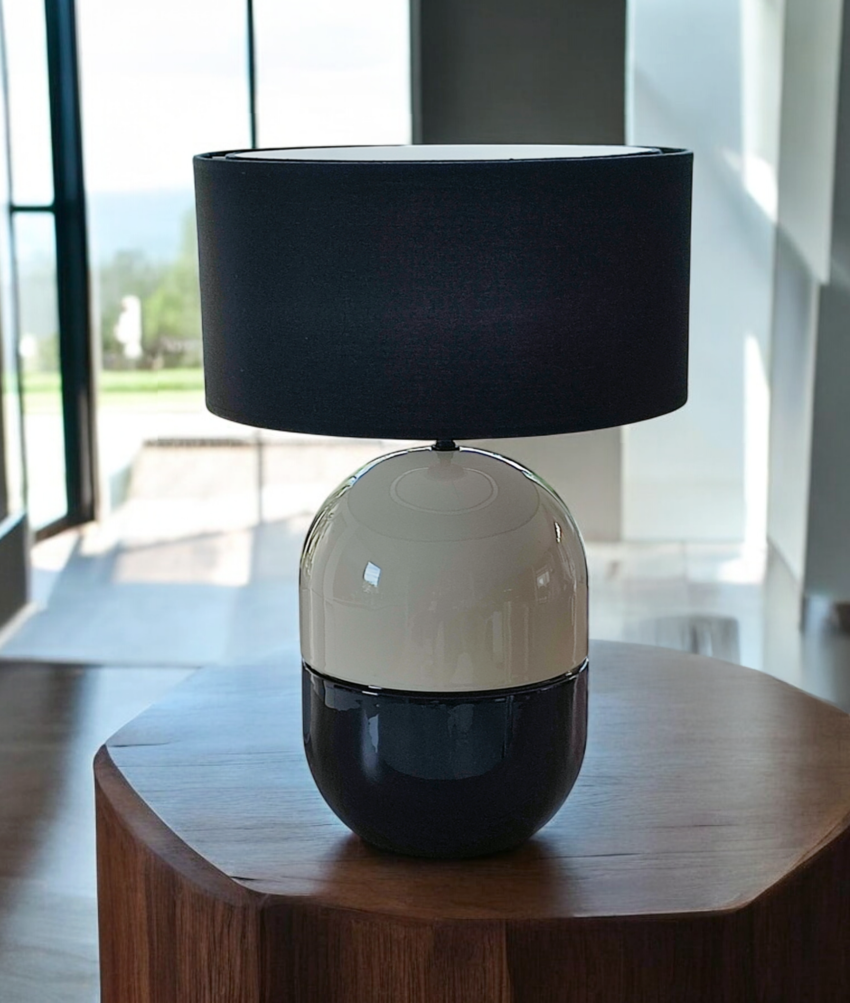 LAMPE JUNE DUNE - Céramique - Abat-Jour Juno Noir