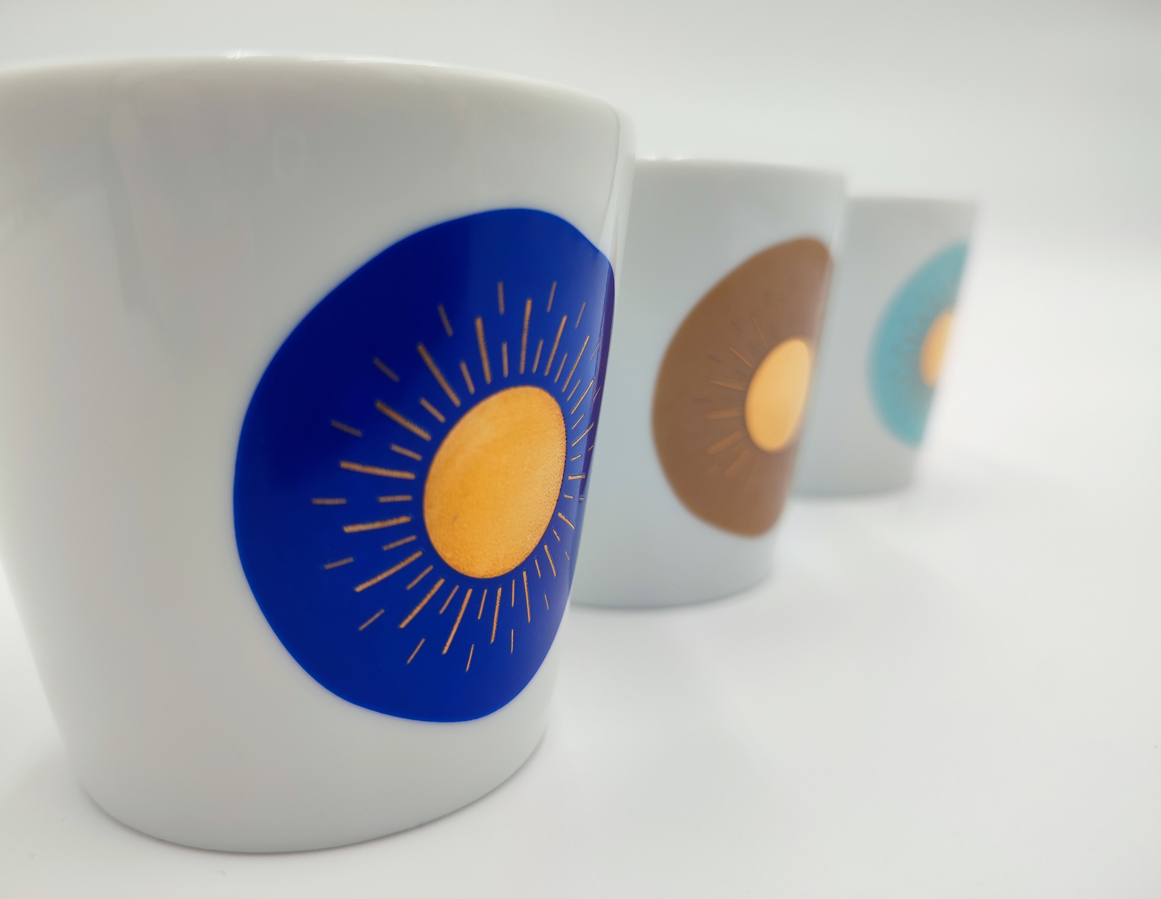 TASSE SOLIS SAHARA - Porcelaine de Limoges et Or jaune - 20cl