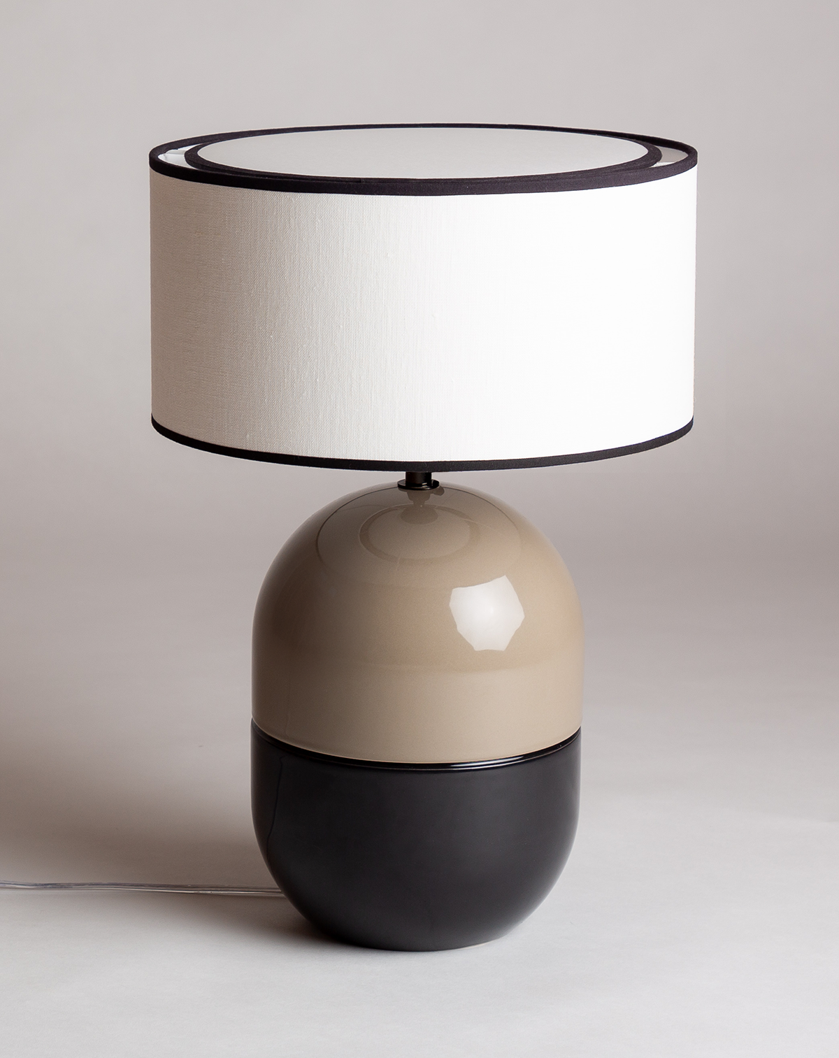 LAMPE JUNE CORDE - Céramique - Abat-Jour Juno Ivoire