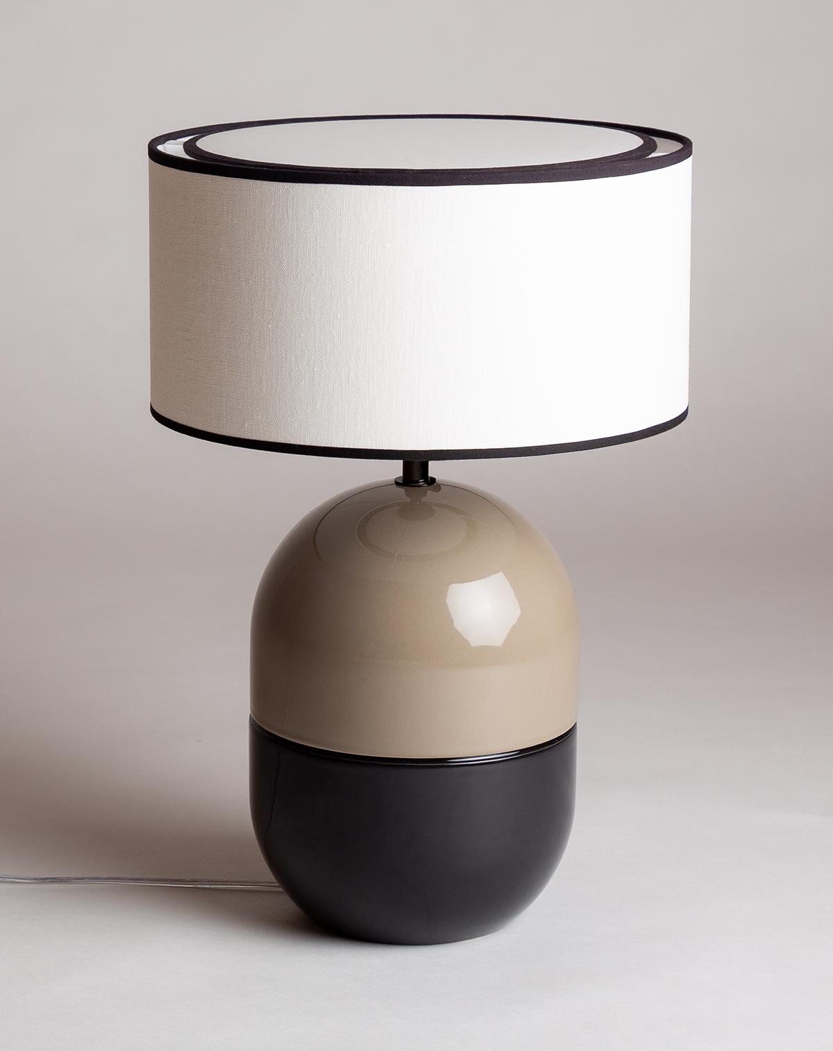 LAMPE JUNE CORDE - Céramique - Abat-Jour Juno Ivoire