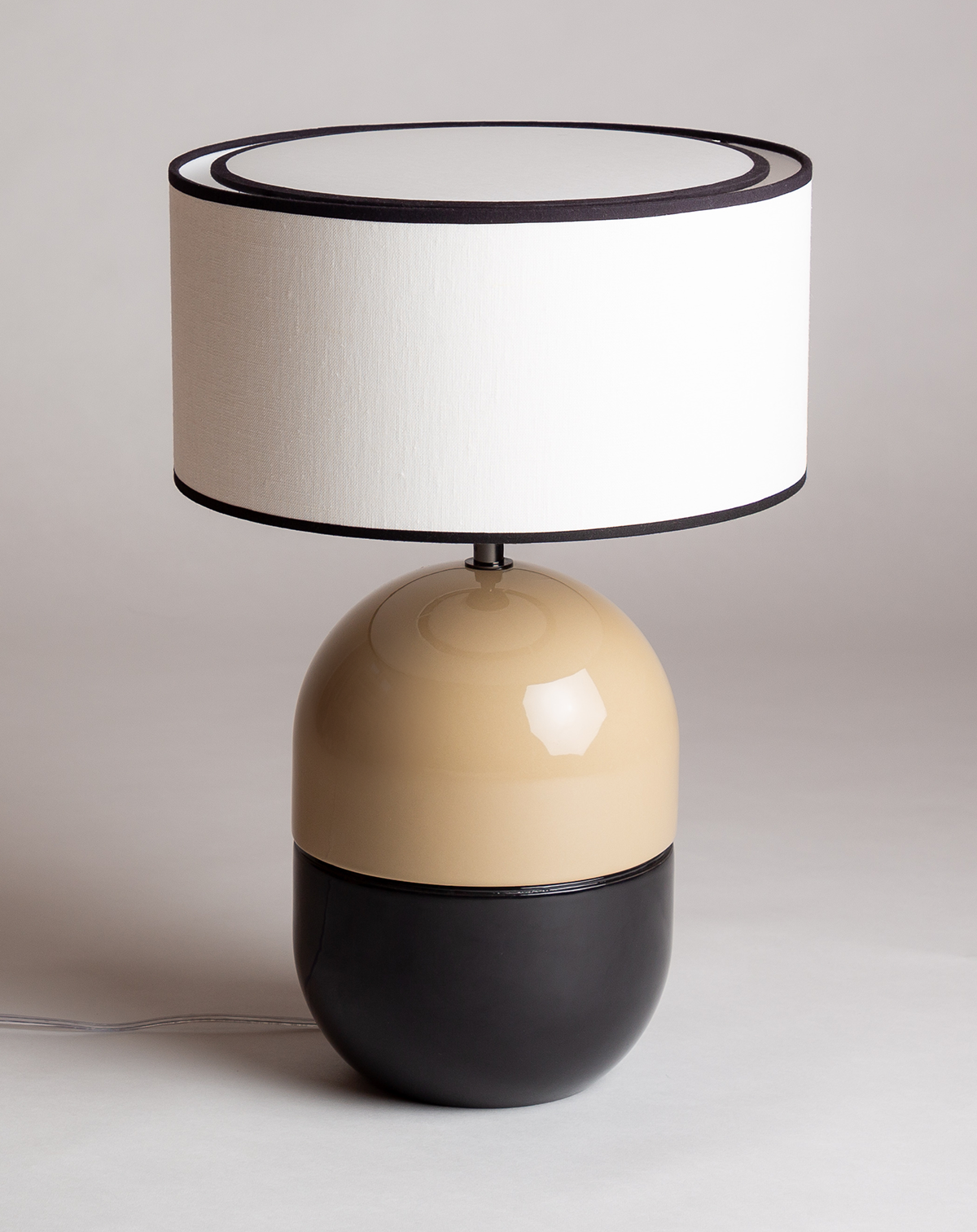 LAMPE JUNE SABLE - Céramique - Abat-Jour Juno Ivoire