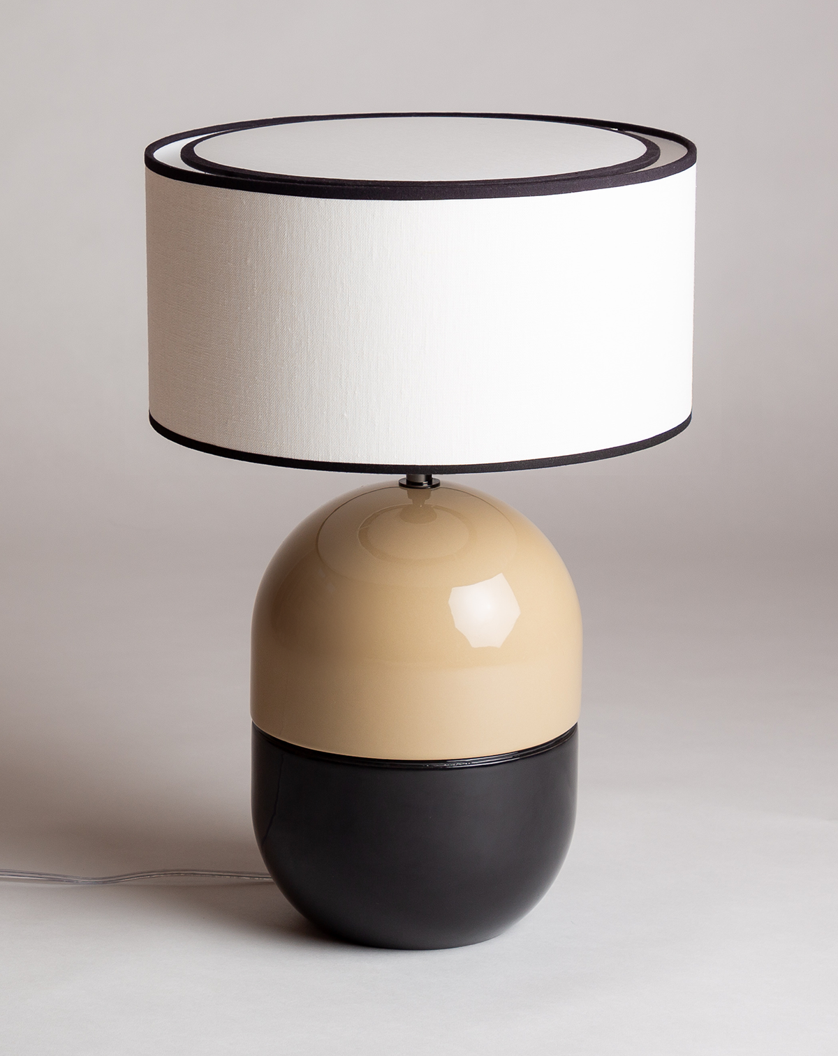 LAMPE JUNE SABLE - Céramique - Abat-Jour Juno Ivoire