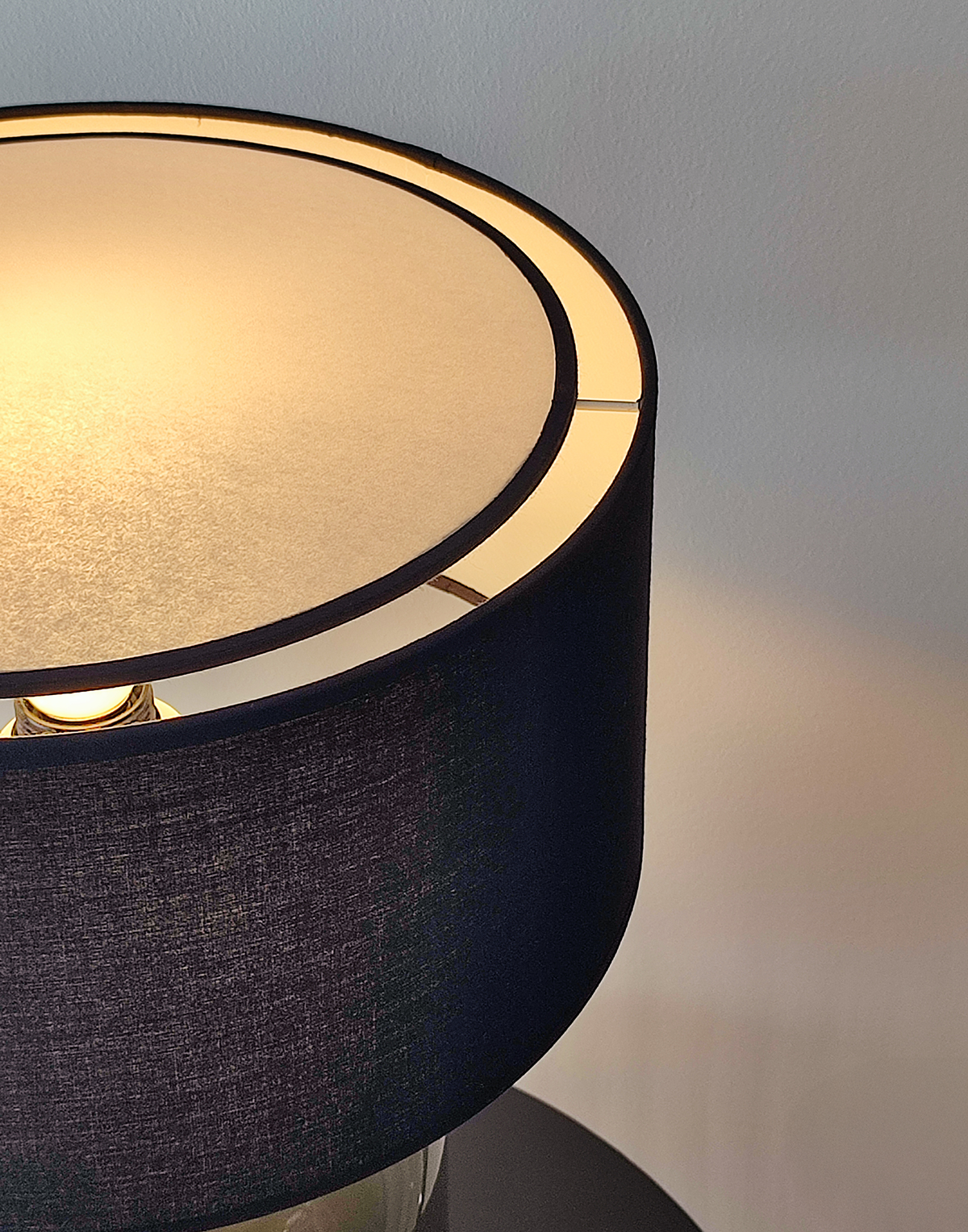 LAMPE JUNE CORDE - Céramique - Abat-Jour Juno Noir