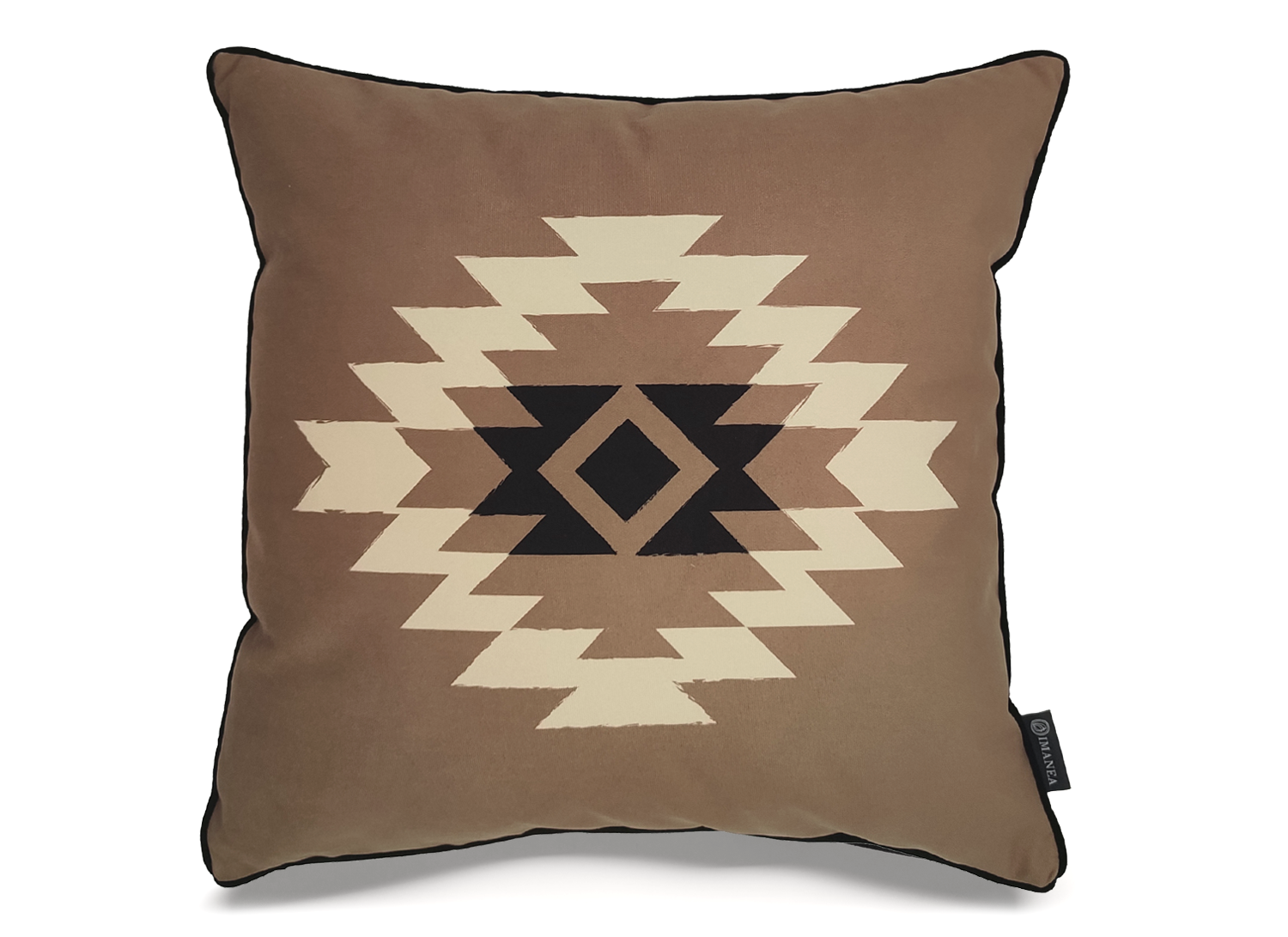 COUSSIN NEVADA - CAMEL - Velours - Carré