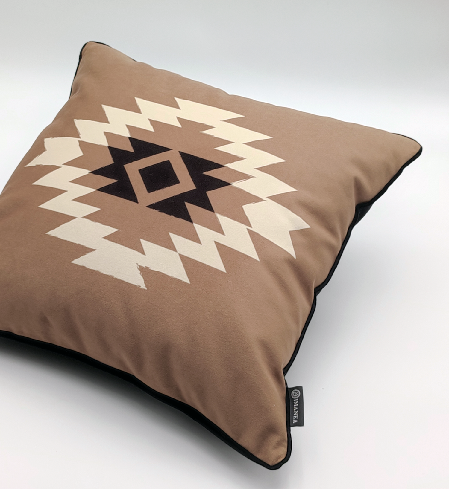 NEVADA CUSHION - CAMEL - Velvet - Square