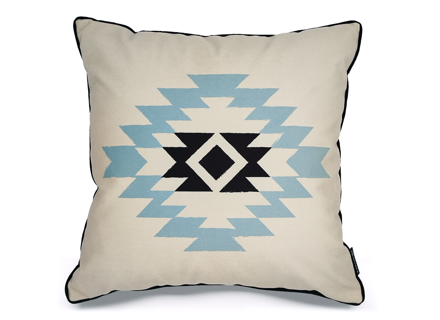 COUSSIN NEVADA - BLEU GIVRE - Velours Carré