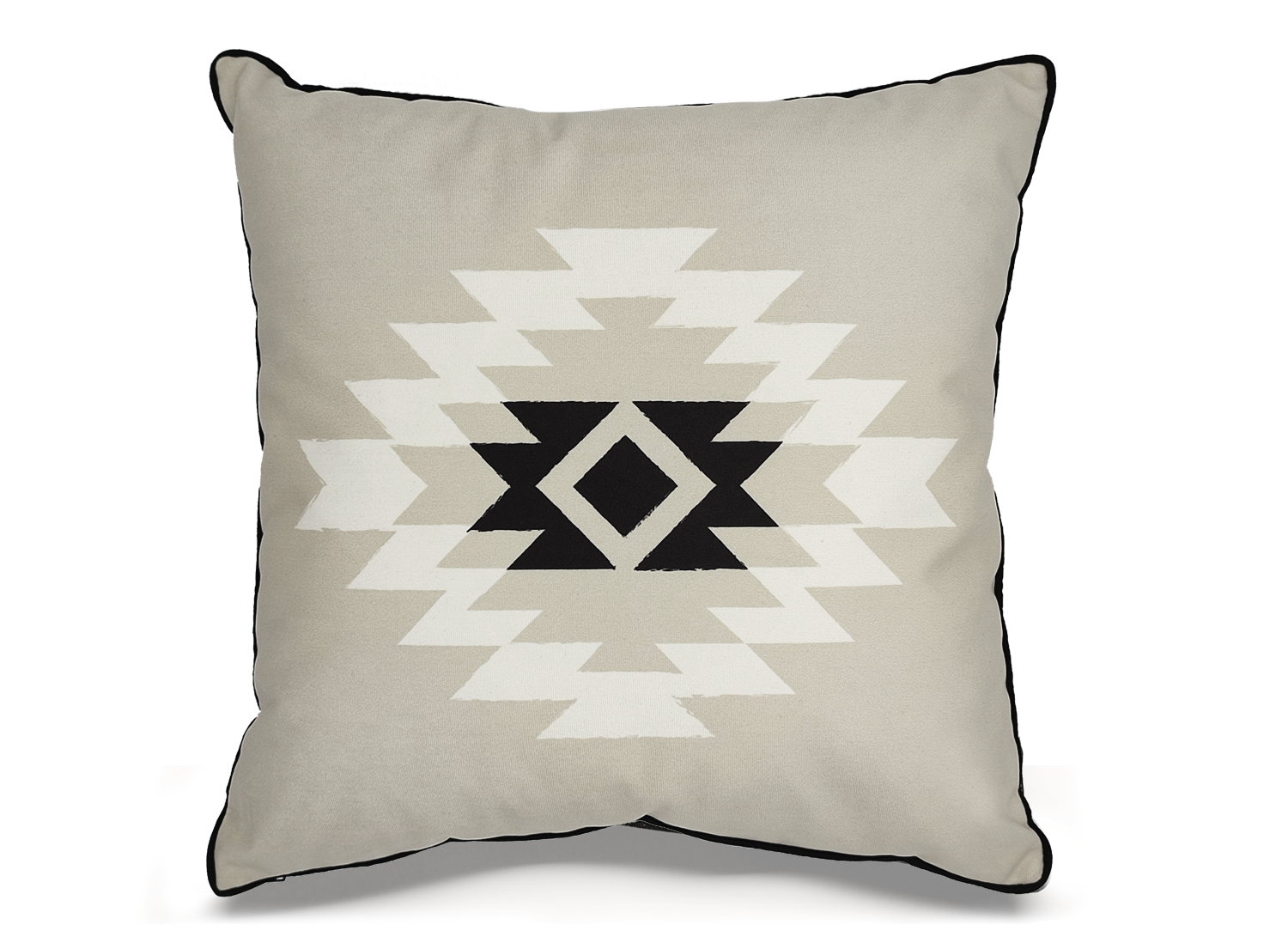 COUSSIN NEVADA - BLANC BEIGE - Velours Carré