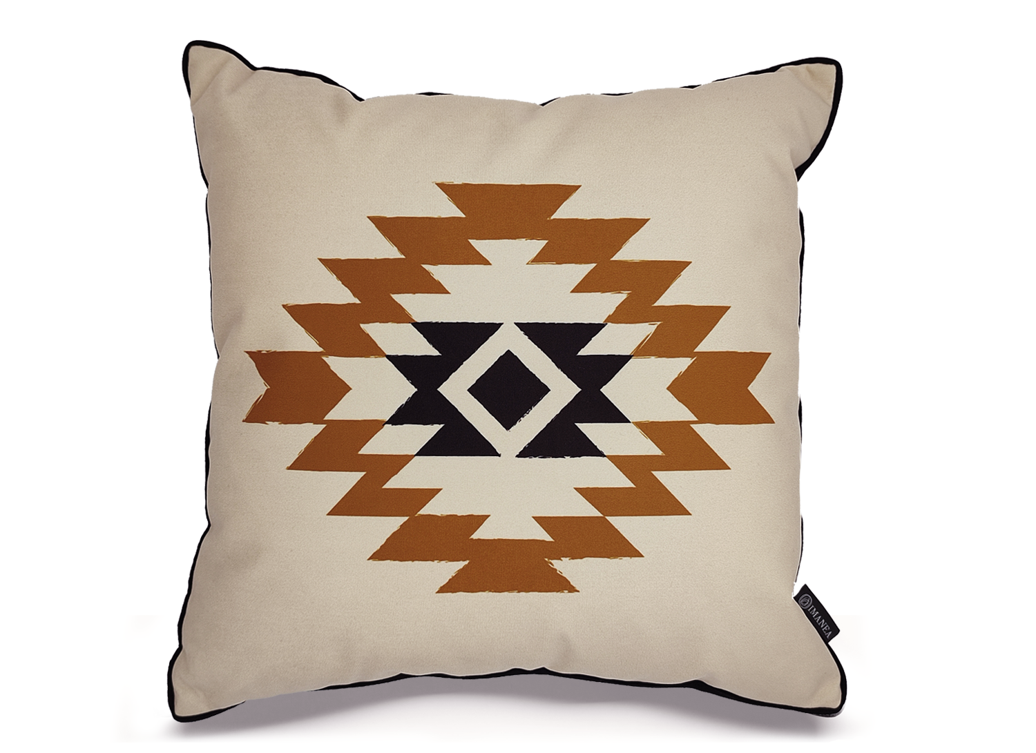 COUSSIN NEVADA - BEIGE SAFRAN - Velours Carré