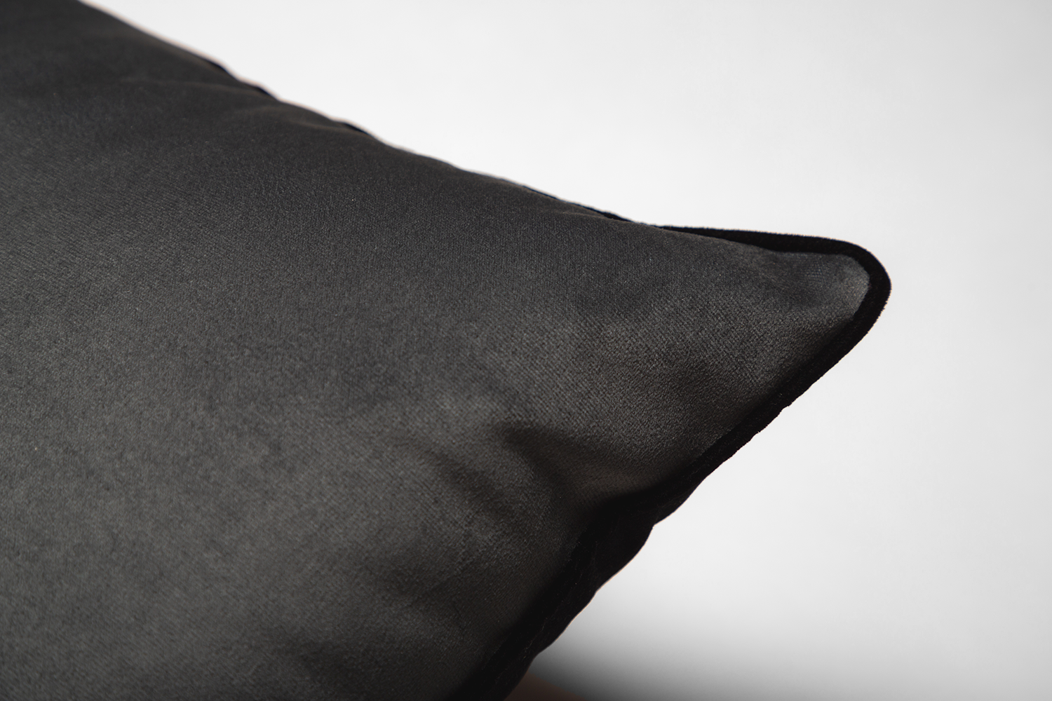 PALM TREE CUSHION CHALK - KHAKI Velvet - Square