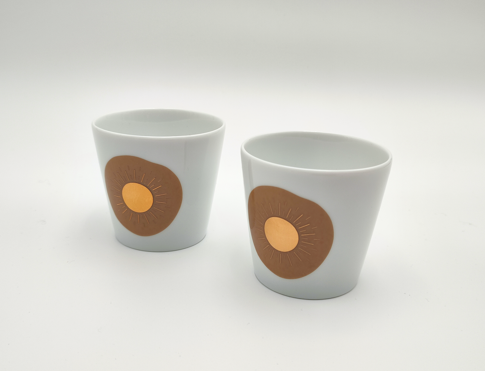 TASSE SOLIS SAHARA - Porcelaine de Limoges et Or jaune - 20cl